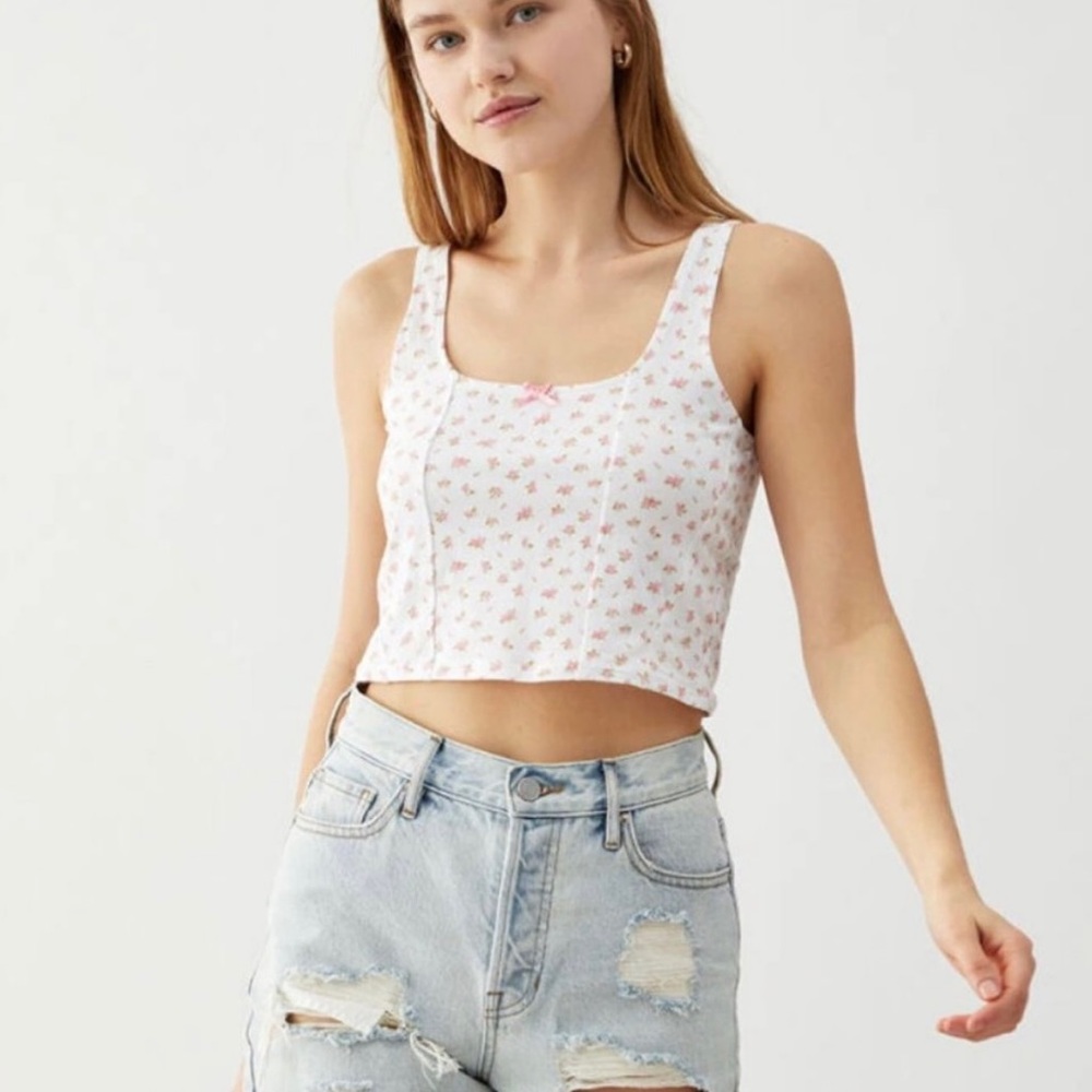 Pacsun Floral Croptop